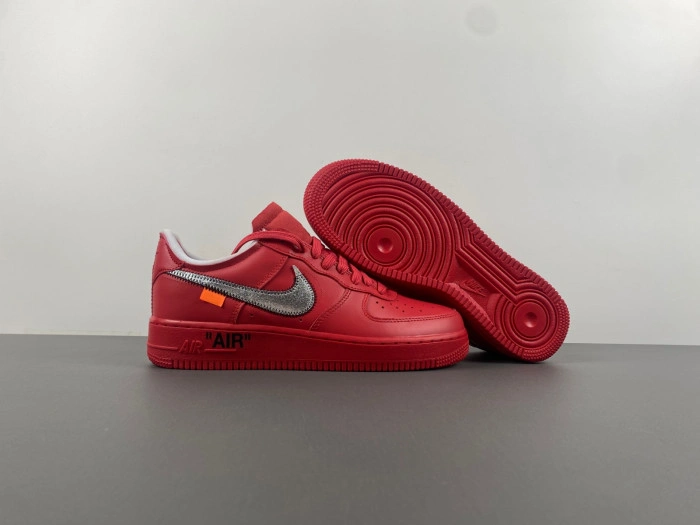 Nike Air Force 1 Low Off-White Red    AO4297-600