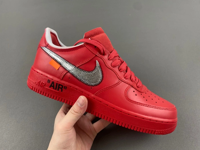 Nike Air Force 1 Low Off-White Red    AO4297-600
