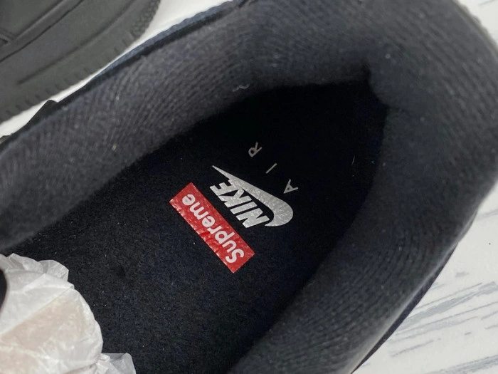 Nike Air Force 1 Low Supreme Black   CU9225-001