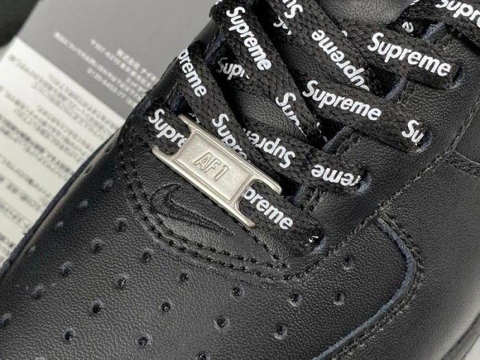 Nike Air Force 1 Low Supreme Black   CU9225-001