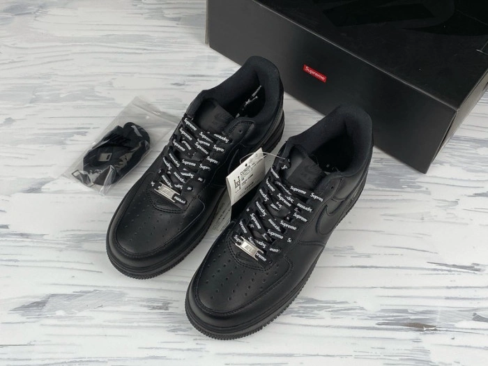 Nike Air Force 1 Low Supreme Black   CU9225-001