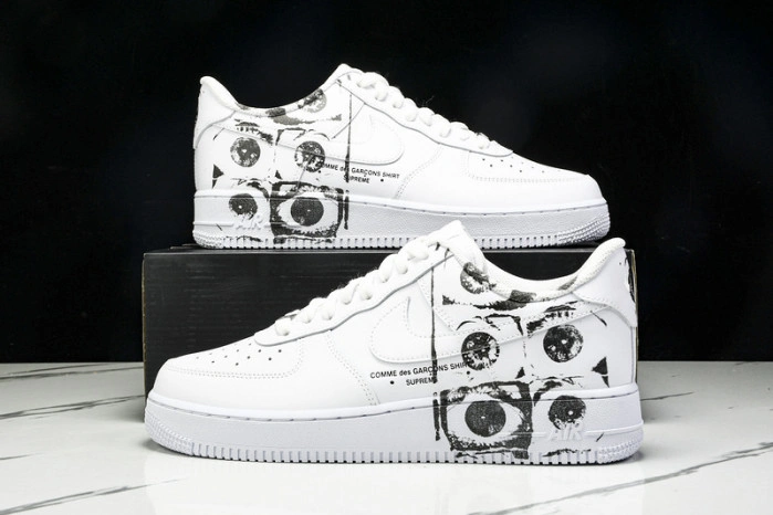 Nike Air Force 1 Low Supreme Comme des Garcons Shirt    923044-100
