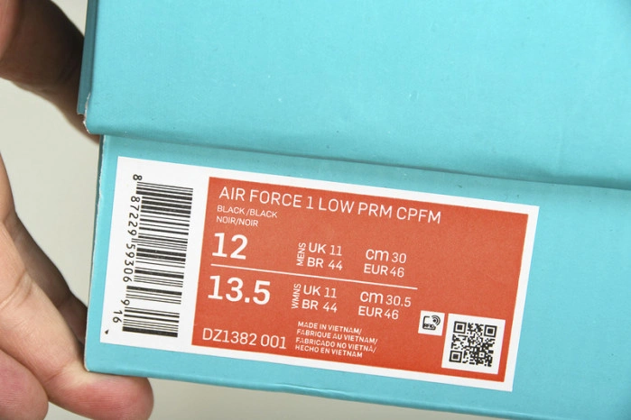 Nike Air Force 1 Low Tiffany & Co. 1837  DZ1382-001