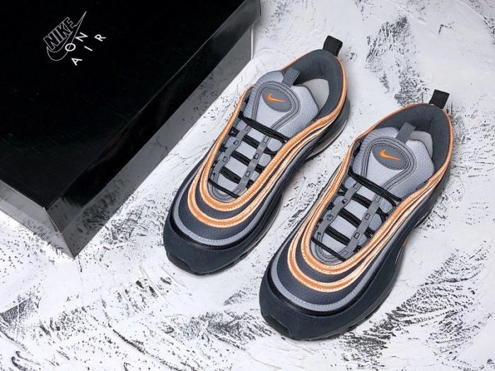 Nike Air Max 97 Wolf Grey Total Orange-Black 921522-013