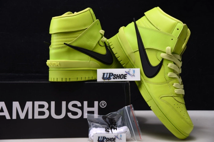 Nike Dunk High AMBUSH Flash Lime CU7544-300