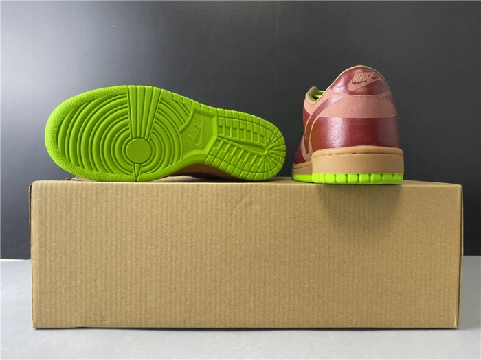 Nike Dunk Low 1-Piece Laser Varsity Red Chartreuse 311611-661