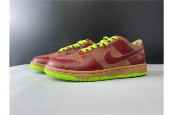 Nike Dunk Low 1-Piece Laser Varsity Red Chartreuse 311611-661