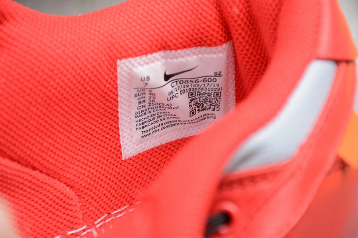 Nike Dunk Low O-W University Red  CT0856-600