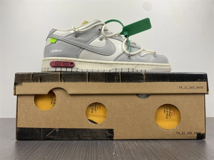 Nike Dunk Low Off-White Lot 25   DM1602-121
