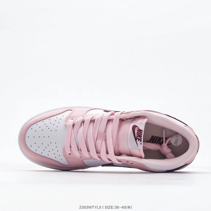Nike Dunk Low Pink Foam Red White (GS)   CW1590-601