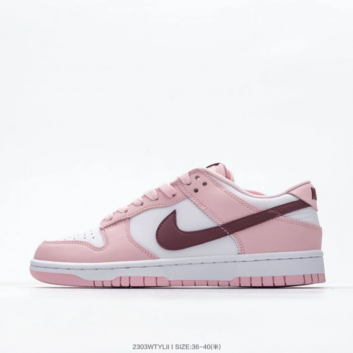 Nike Dunk Low Pink Foam Red White (GS)   CW1590-601