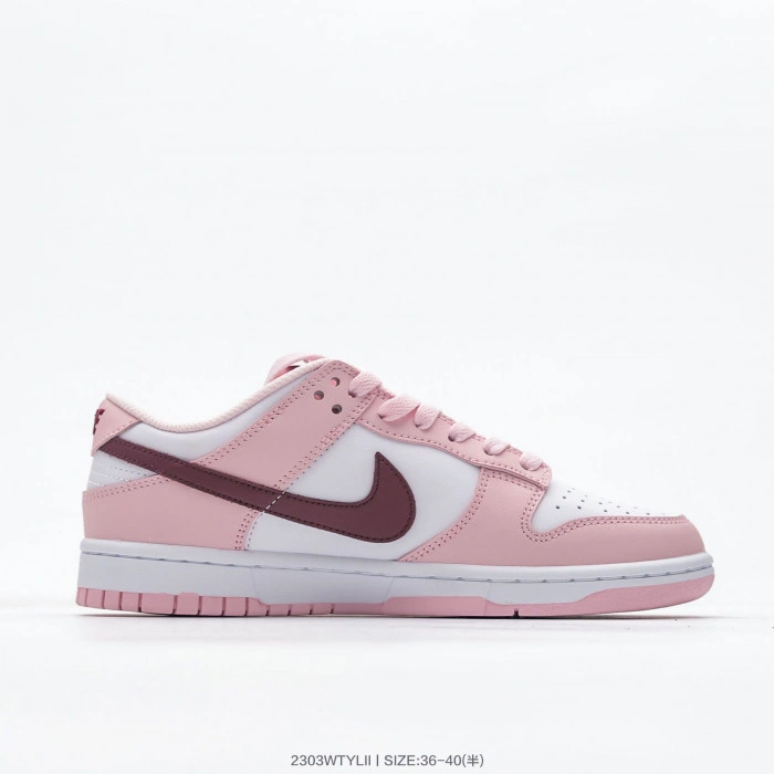 Nike Dunk Low Pink Foam Red White (GS)   CW1590-601