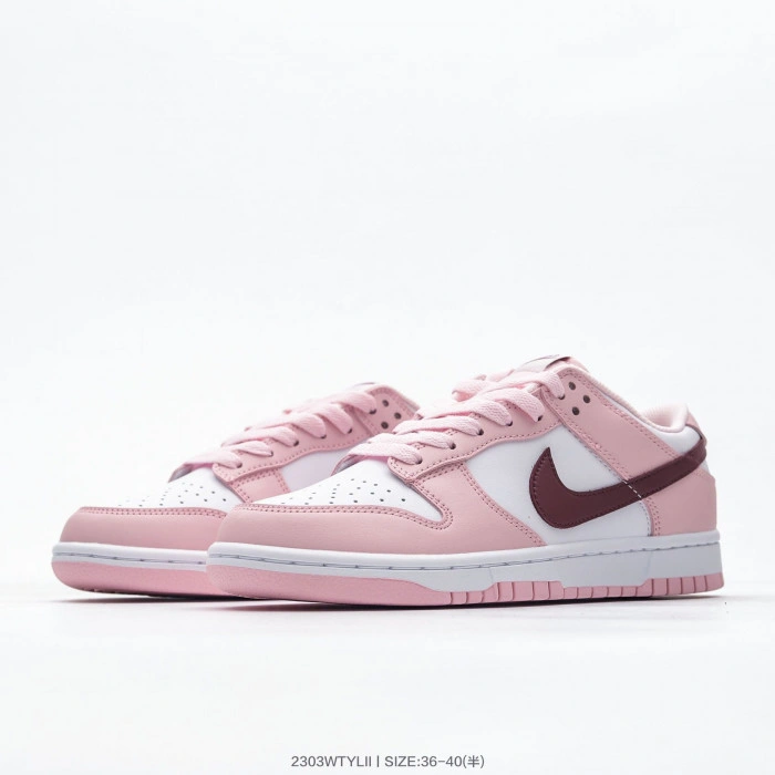 Nike Dunk Low Pink Foam Red White (GS)   CW1590-601