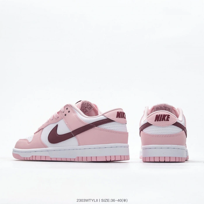 Nike Dunk Low Pink Foam Red White (GS)   CW1590-601