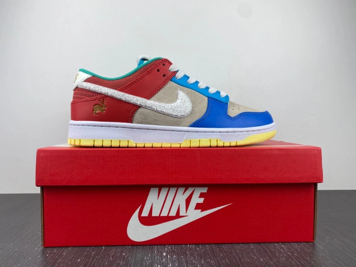 Nike Dunk Low Retro PRM Year of the Rabbit Blue Orange Cream FD4203-111