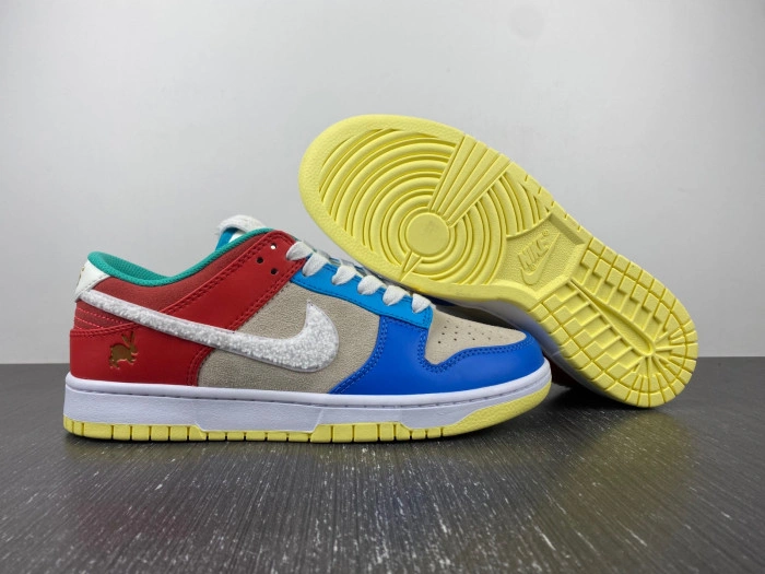 Nike Dunk Low Retro PRM Year of the Rabbit Blue Orange Cream FD4203-111