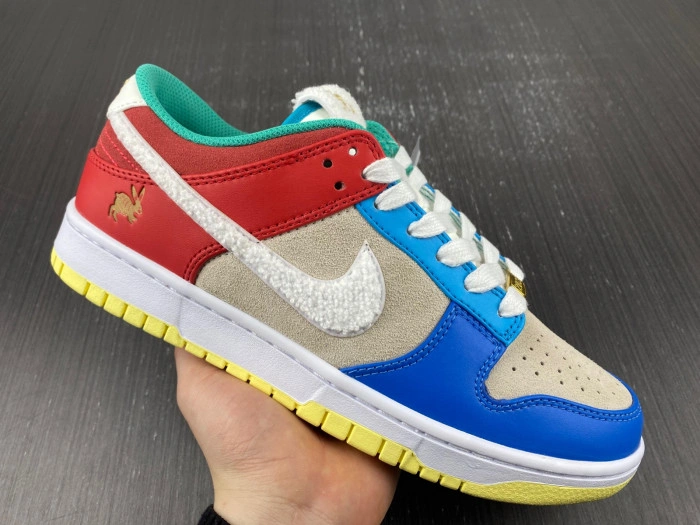 Nike Dunk Low Retro PRM Year of the Rabbit Blue Orange Cream FD4203-111