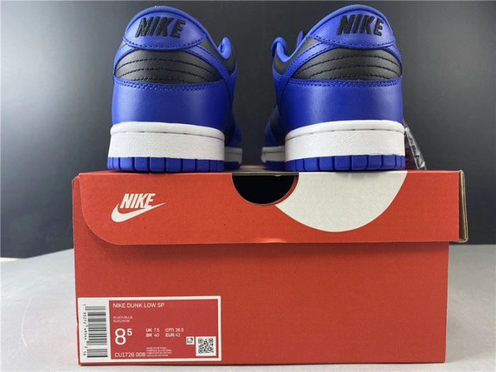 Nike Dunk Low SB Black and Blue CU1726 006