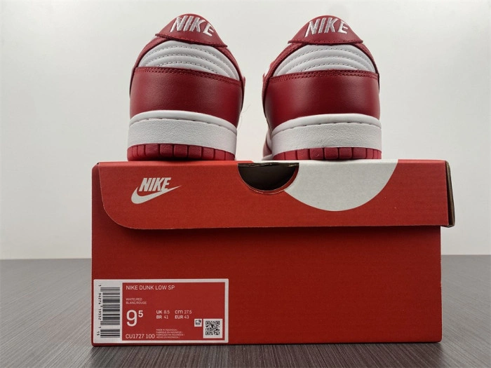Nike Dunk Low SP “University Red”  CU1727-100