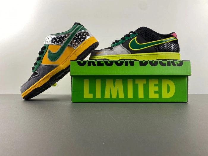 Nike Dunk Low What the Duck Home University of Oregon PE  HV1454-001
