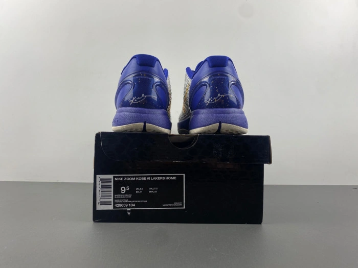 Nike Kobe 6 Lakers Home  429659-104