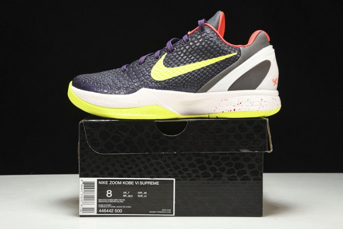 Nike Kobe 6 Supreme Chaos   446442-500