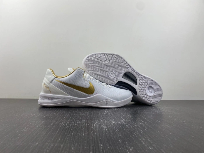 Nike Kobe 8 Protro White Golden  FV6325-100