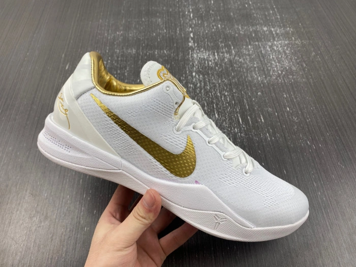 Nike Kobe 8 Protro White Golden  FV6325-100