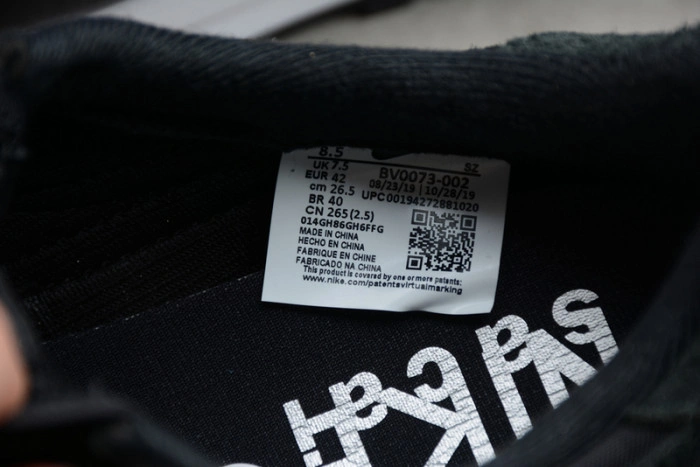Nike LD Waffle sacai Black Nylon  BV0073-002
