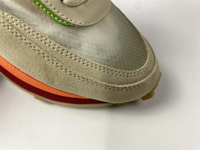 Nike LD Waffle sacai CLOT Kiss of Death Net Orange Blaze  DH1347-100