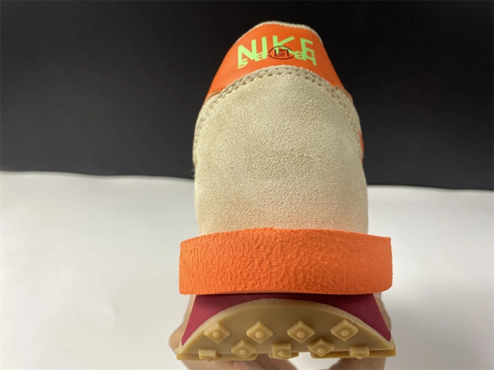 Nike LD Waffle sacai CLOT Kiss of Death Net Orange Blaze  DH1347-100