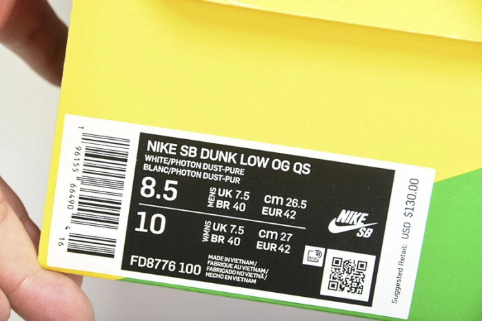 Nike SB Dunk Low White Lobster (Friends and Family)   FD8776-100