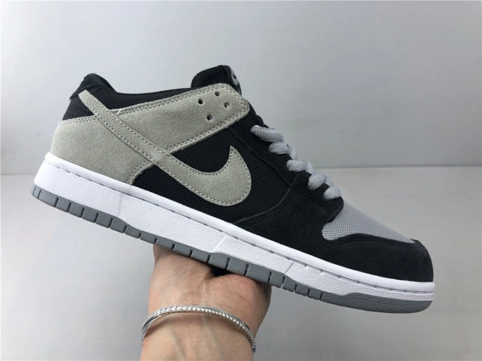 Nike Sb Zoom Dunk Low Pro Black Wolf Grey-White-White 854866-001