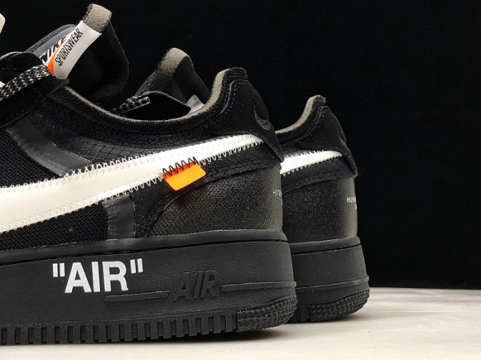 NikeAir Force 1 Low O-W Black White AO4606-001