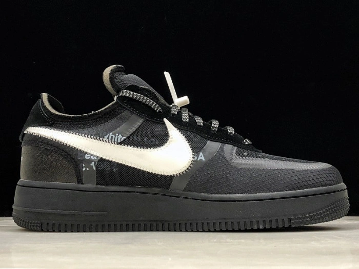 NikeAir Force 1 Low O-W Black White AO4606-001