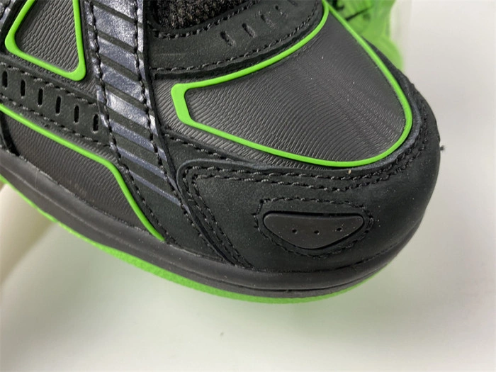O-W NIKE AIR RUBBER DUNK “”GREEN STRIKE“ CU6015-001