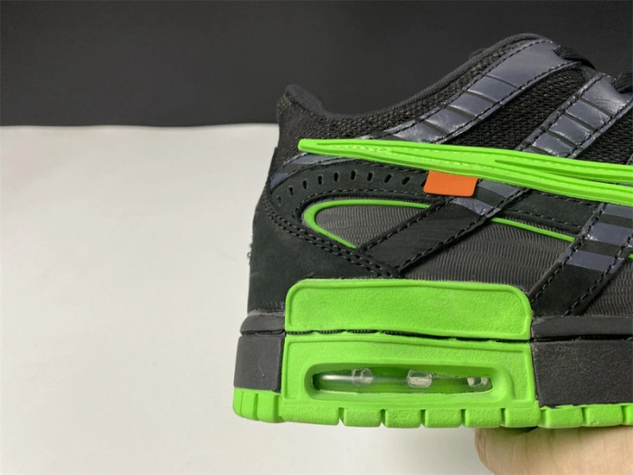O-W NIKE AIR RUBBER DUNK “”GREEN STRIKE“ CU6015-001