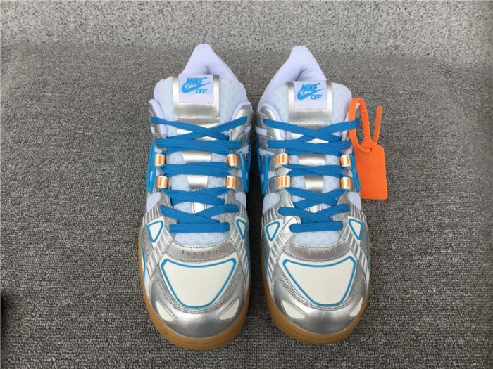 O-W NIKE AIR RUBBER DUNK “”UNIVERSITY BLUE“ CU6015-100