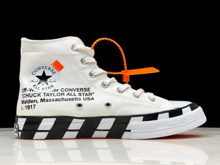 O-W X Converse 2.0 White Black 163892C