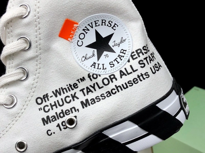 O-W X Converse 2.0 White Black 163892C