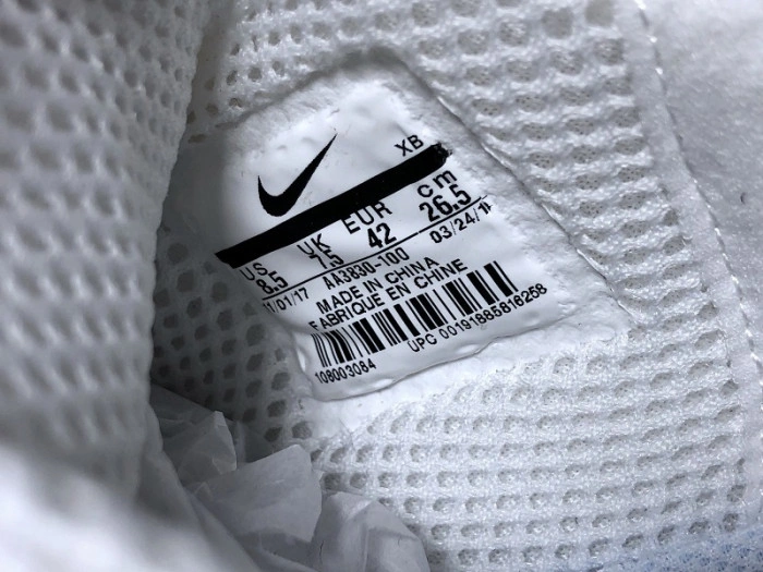 O-W x Nike Air Presto White  AA3830-100
