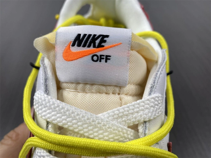 O-W x Nike Blazer Low  University Red  DH7863-100