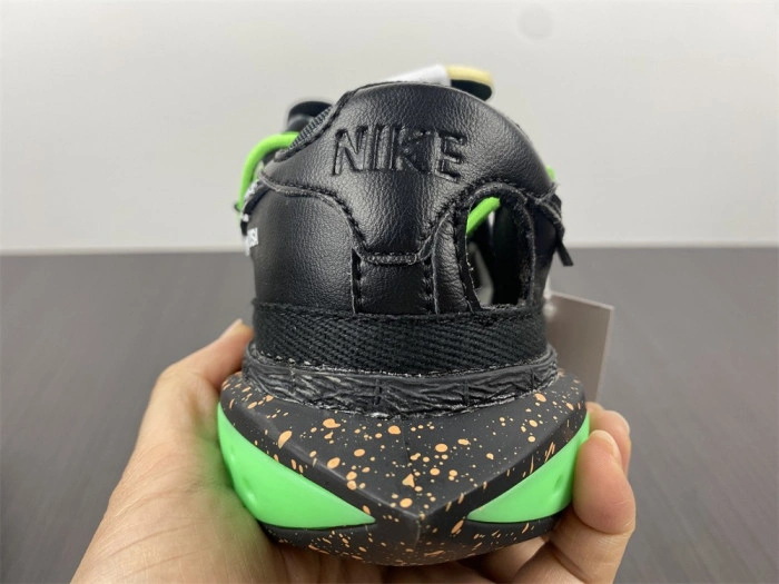 O-W x Nike Blazer Low Black Electro Green DH7863-001