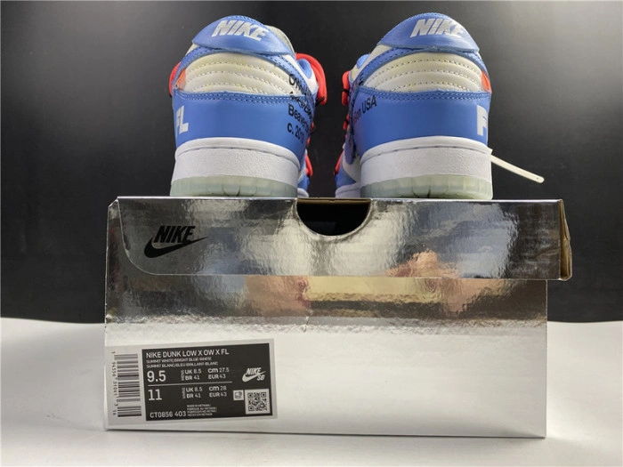 O-W x Nike Dunk Low CT0856 403
