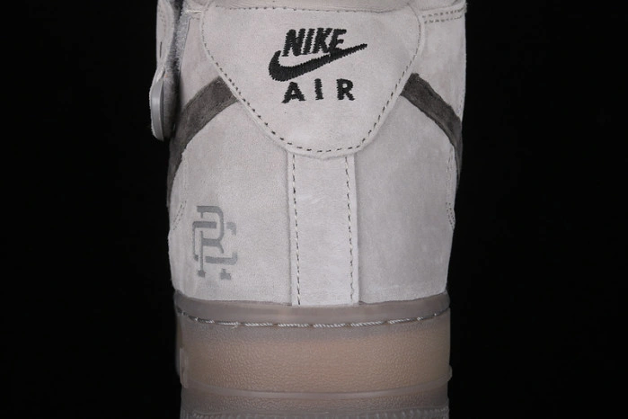 Reigning Champ x Nike Air Force 1 Mid '07 Light Grey Black 807618-208