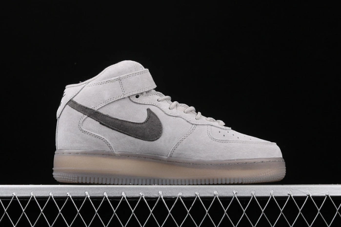Reigning Champ x Nike Air Force 1 Mid '07 Light Grey Black 807618-208