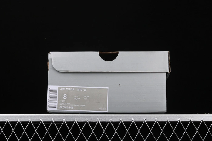 Reigning Champ x Nike Air Force 1 Mid '07 Light Grey Black 807618-208