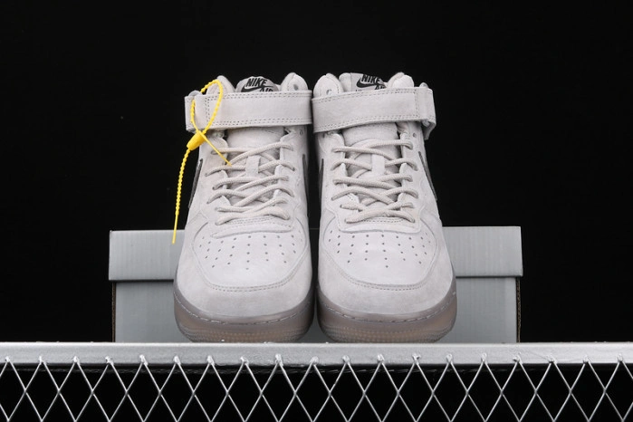 Reigning Champ x Nike Air Force 1 Mid '07 Light Grey Black 807618-208