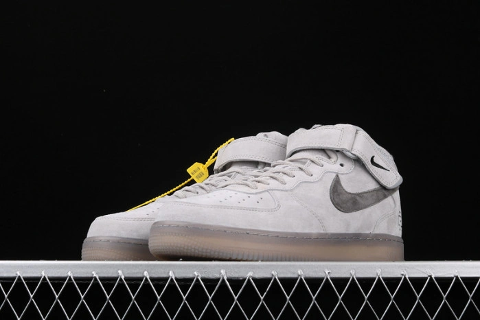Reigning Champ x Nike Air Force 1 Mid '07 Light Grey Black 807618-208