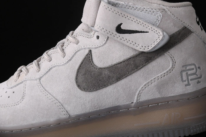 Reigning Champ x Nike Air Force 1 Mid '07 Light Grey Black 807618-208